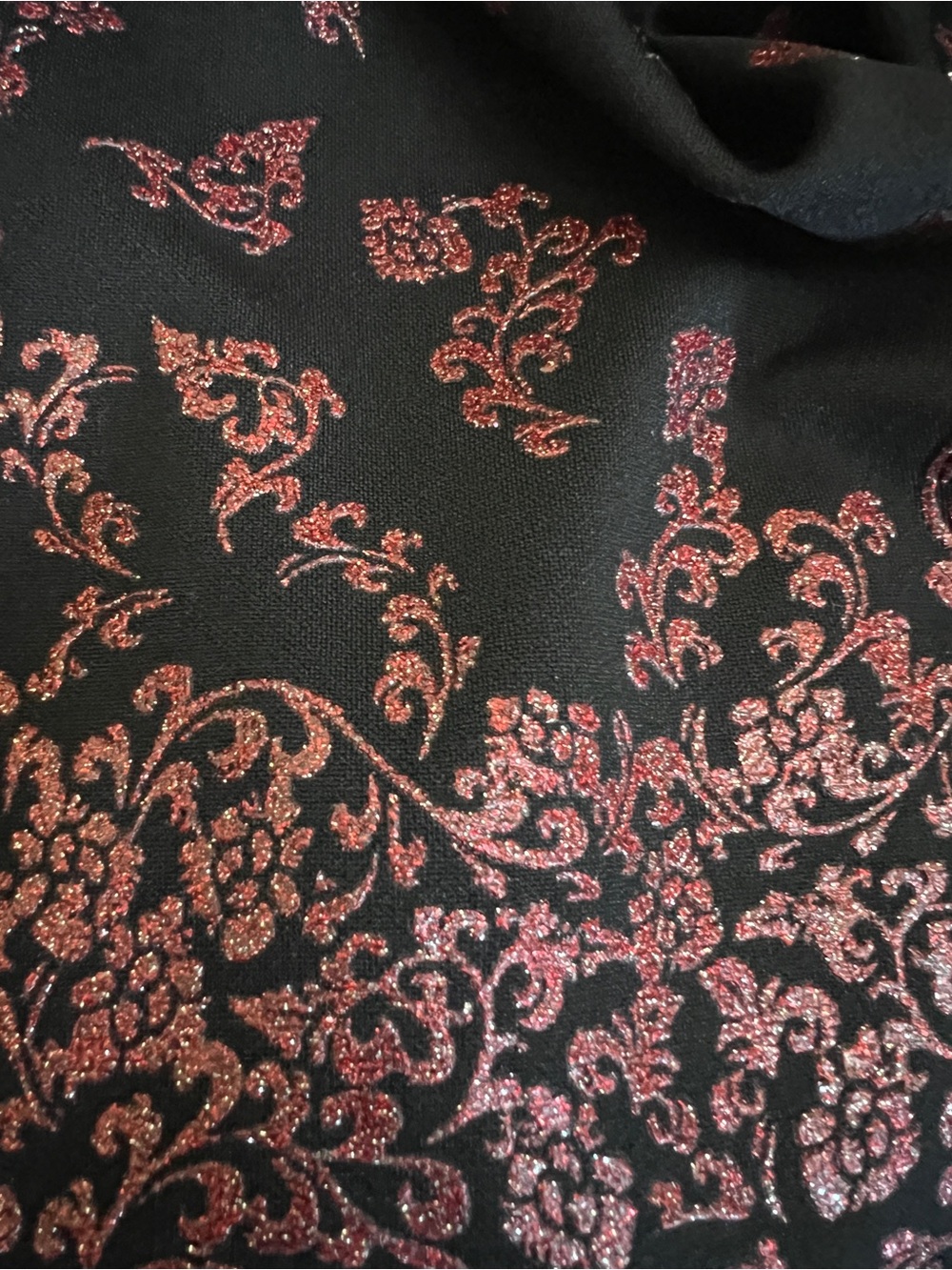 Morbid Threads Vintage Y2K Black Pink Floral Mini Skirt Goth 90s Whimsigoth - Picture 6 of 6